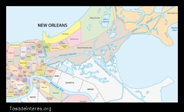 new orleans neighborhood map