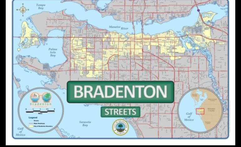 Bradenton, Florida A Detailed Map