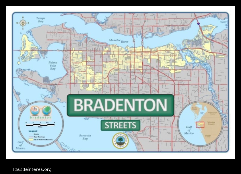 bradenton florida map