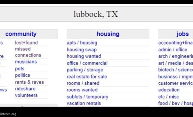 Lubbock Craigslist Your Go-To Source for Local Goods and Services