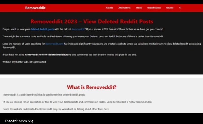 Removeddit Alternatives Where to Find Deleted Reddit Posts