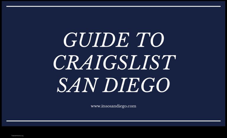 San Francisco Craigslist A Treasure Trove of Deals