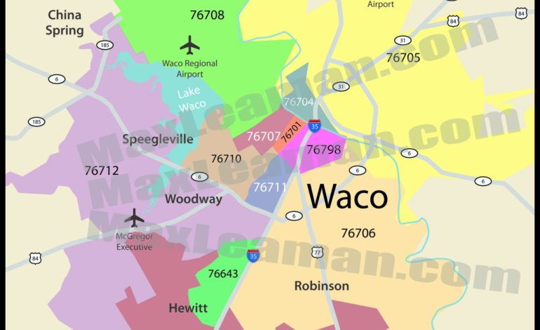 Waco, TX Zip Codes A Guide to the Area